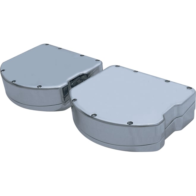 Covingtons Rocker Box Valve Covers - Smooth Chrome