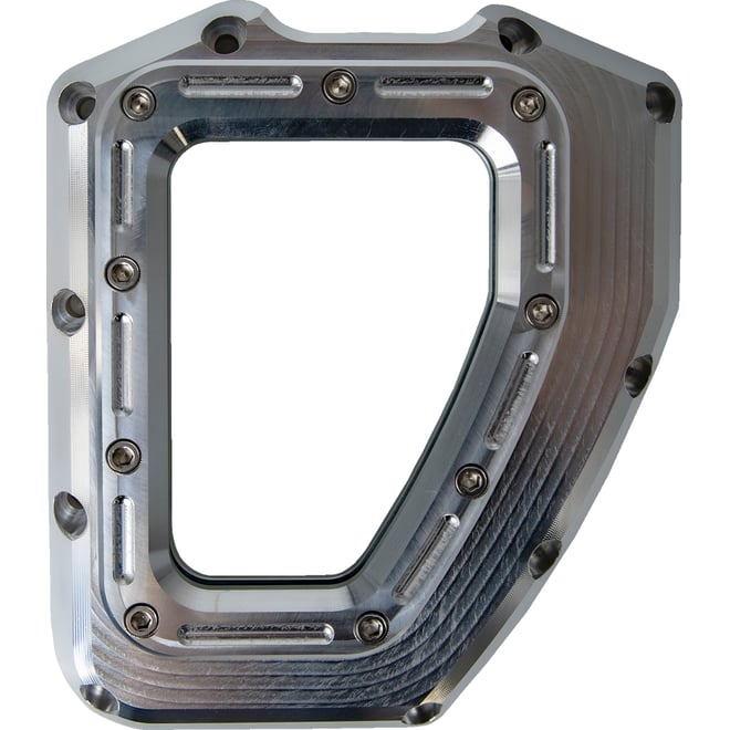 Trask Assault Series Cam Cover - Raw Machined - Twin Cam