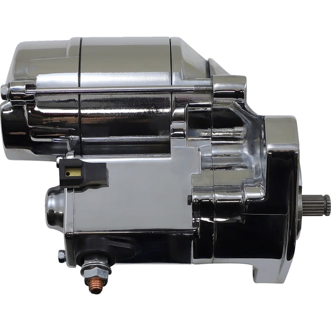 Terry components Starter Motor - Harley Davidson - Chrome
