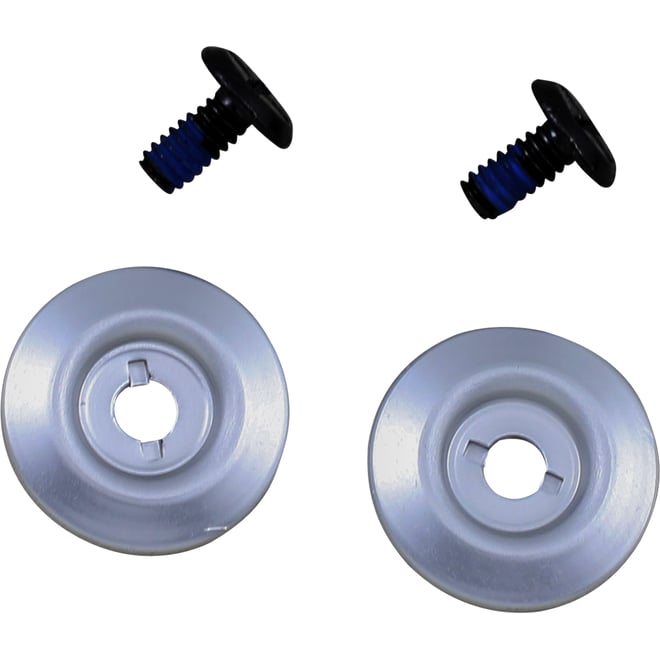 Biltwell Gen 2 Hardware Kit - Black Screw - Silver Baseplate