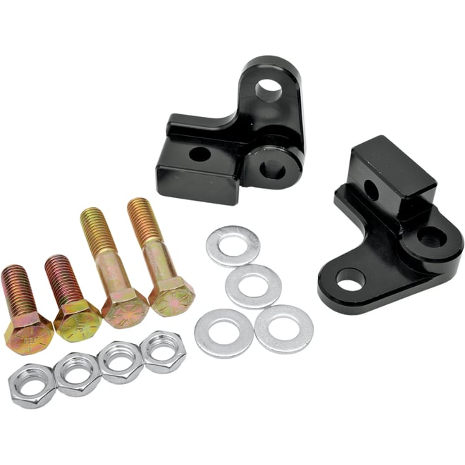 La choppers Rear Lowering Kit - Black Powder Coated - Lowers 1" - Rear Lowering Kit - L'89-'99 XL