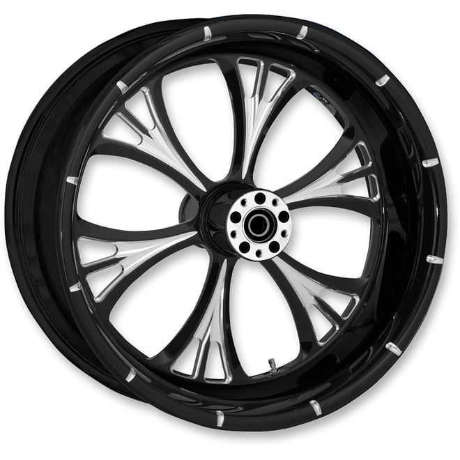 Rc components Wheel - Majestic Eclipse - Rear - Single Disc/without ABS - Black Eclipse - 18x5.5 - '09-'23 FLH