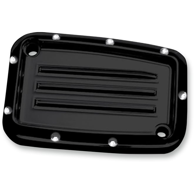 Covingtons Master Cylinder Lid - Clutch - Dimpled - Black