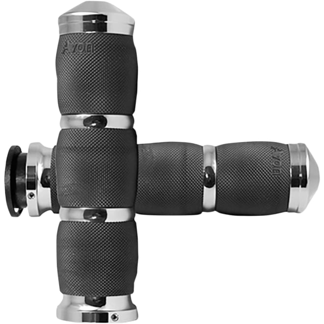 Avon grips Grips - Air Cushion - Indian - Chrome