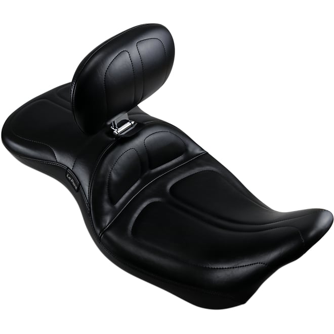 Le pera Maverick Seat - With Backrest - Stitched - Black - FL '08-'23 Le pera Maverick Seat - With Backrest - Stitched - Black - FL '08-'23