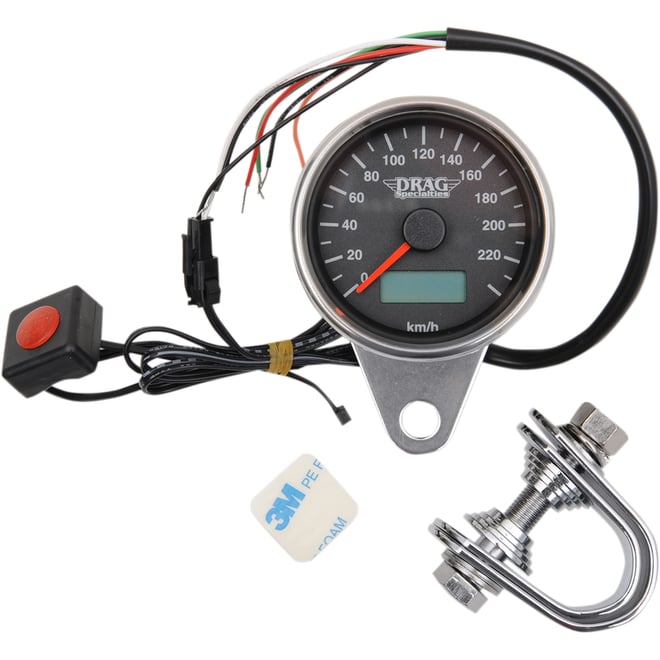 Sw Speedometer Mini Drag Specialties 2.4