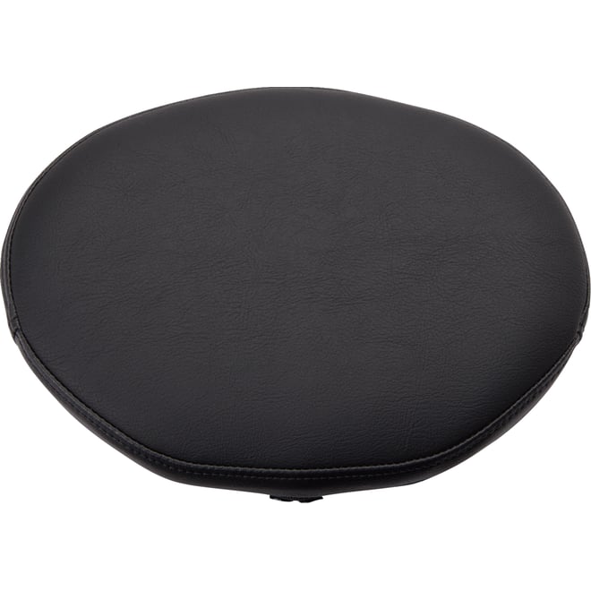 Drag specialties Oval Sissy Bar Pad - Smooth - Black - FL '99-'22