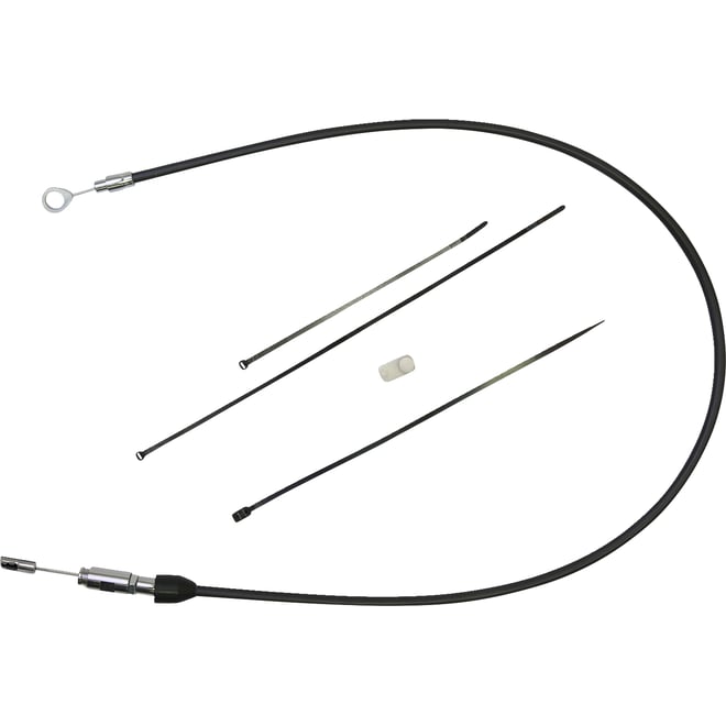 Drag specialties Quick Connect Clutch Cable - Upper - 32" - Black/Chrome Drag specialties Quick Connect Clutch Cable - Upper - 32" - Black/Chrome