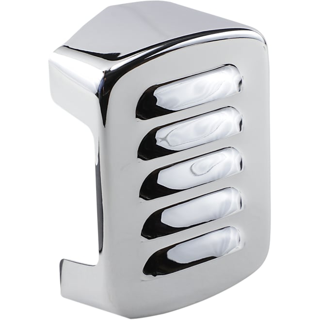 Drag specialties Louvered Coil Cover - Chrome - Harley Davidson
