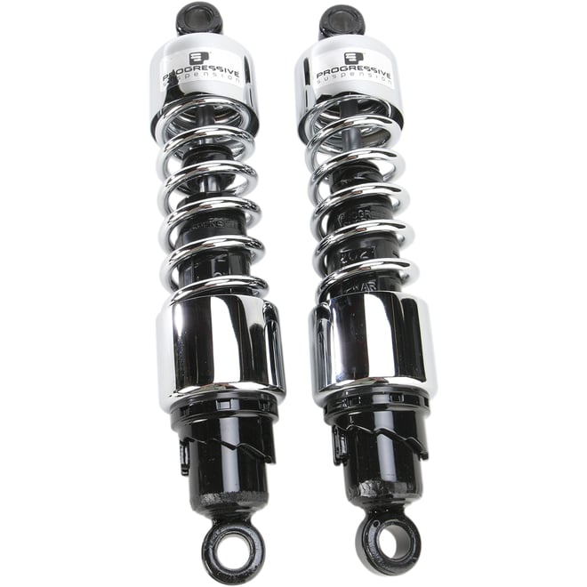 Progressive suspension 412 Series Shock - 12" - Heavy Duty - Chrome - XG