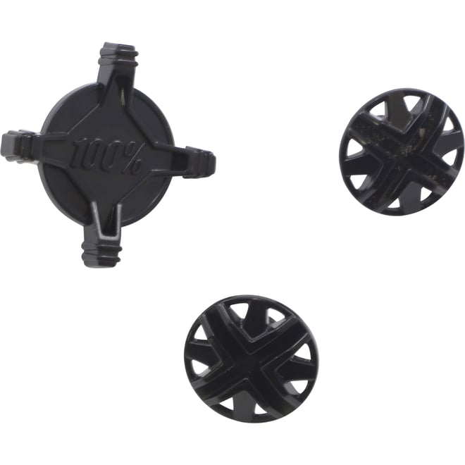 100% Status Visor Screw - Black
