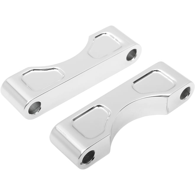 Klock werks Hugger Front Fender Mounting Blocks - For 16"/17"/18"/19" Wheels - Satin