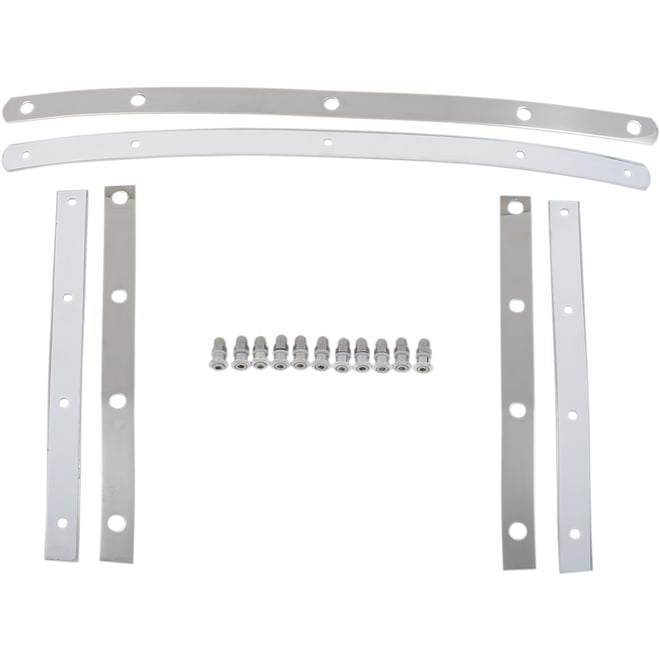Memphis shades Fats Windshield Hardware Straps - Stainless Steel Memphis shades Fats Windshield Hardware Straps - Stainless Steel