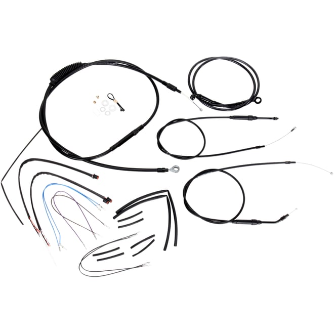 Burly brand Control Kit - 12" Ape Hanger Handlebars