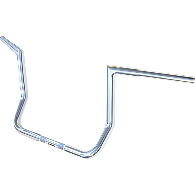 Magnum shielding Crusader Square Top Handlebar - 10" - Chrome