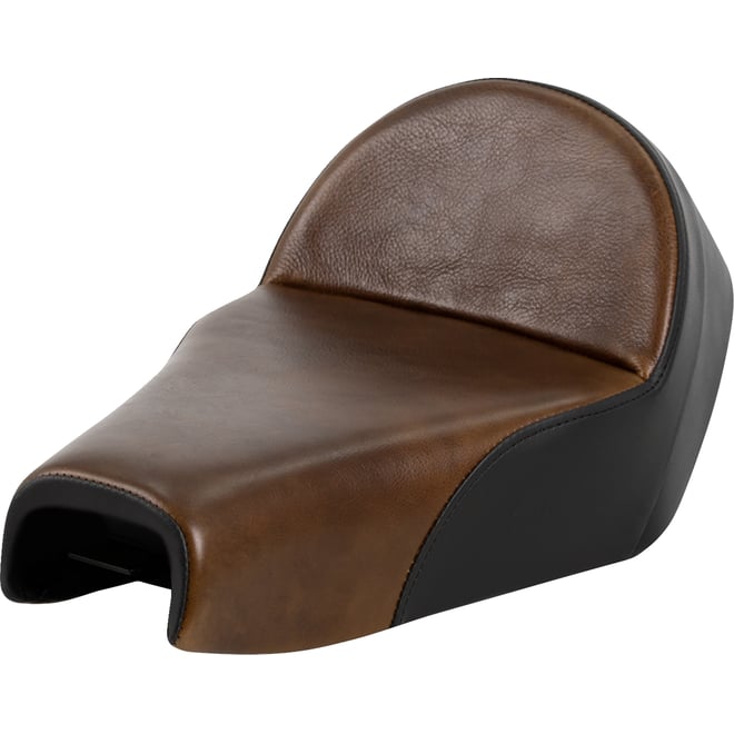 Saddlemen Lariat Solo Seat - Distressed Leather - 4.5 Gal Tank - XL '04-'22 Saddlemen Lariat Solo Seat - Distressed Leather - 4.5 Gal Tank - XL '04-'22