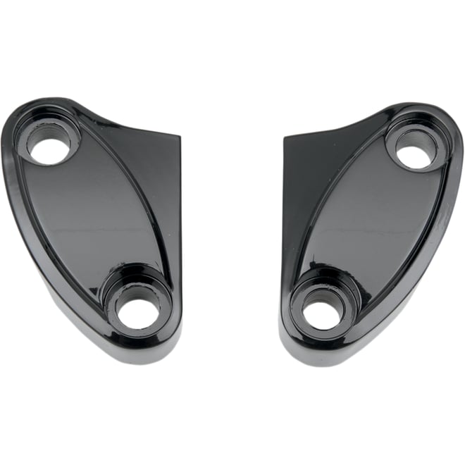 Drag specialties Handlebar Clamp - Two-Piece - Black