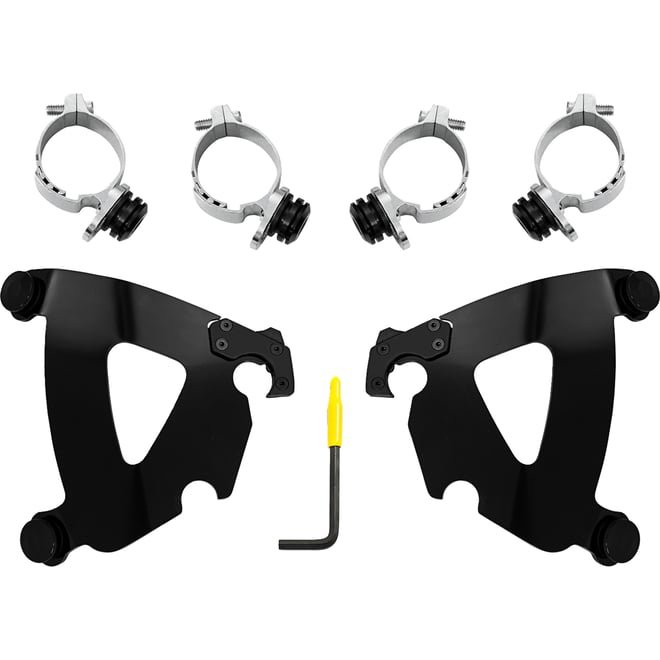 Memphis shades Road Warrior Mounting Kit - Black - Chief Memphis shades Road Warrior Mounting Kit - Black - Chief