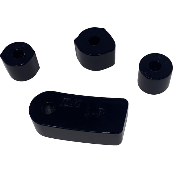 Dk custom products Floorboard Extensions - Black - FL