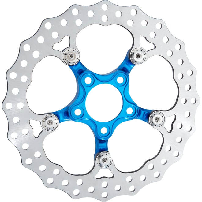 Arlen ness Spider Rotor - 11.8" - Blue Arlen ness Spider Rotor - 11.8" - Blue