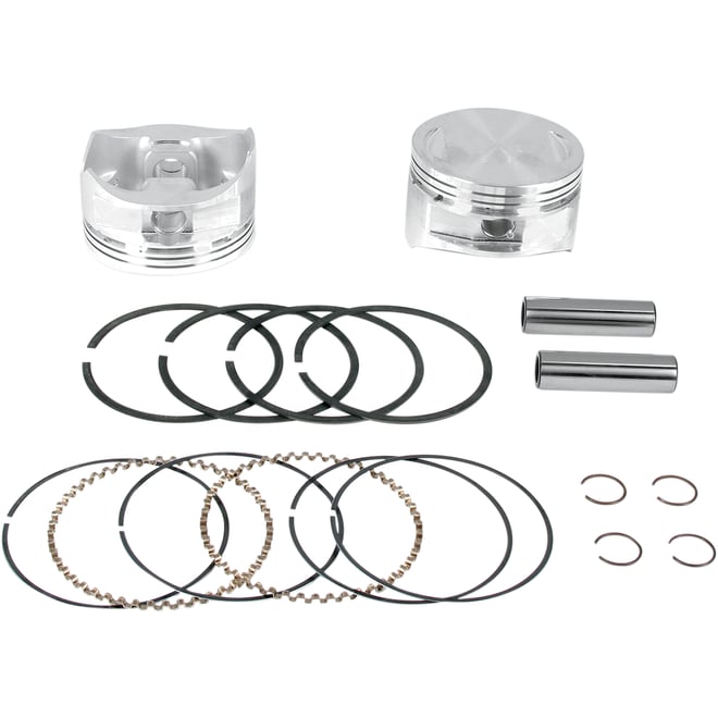 S&s cycle Piston Kit - for 100" & 107" Super Sidewinder® - 4.0" - +.010 S&s cycle Piston Kit - for 100" & 107" Super Sidewinder® - 4.0" - +.010