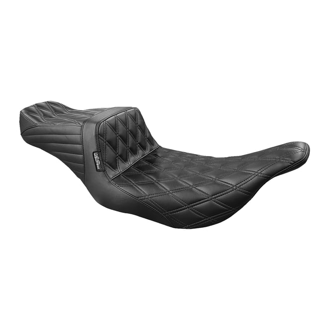 Le pera Tailwhip Seat - Double Diamond - Black - FL '97-'07 Le pera Tailwhip Seat - Double Diamond - Black - FL '97-'07