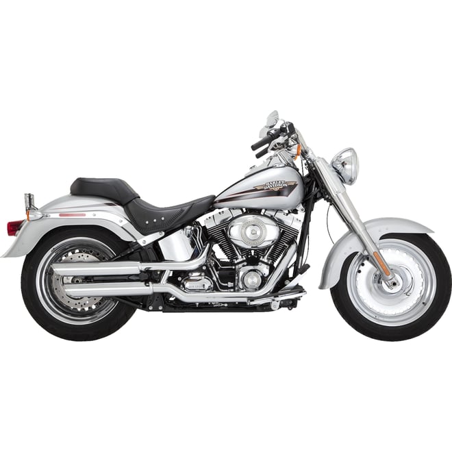 Vance & hines 3" Twin Slash Slip-On Muffler - Chrome Vance & hines 3" Twin Slash Slip-On Muffler - Chrome