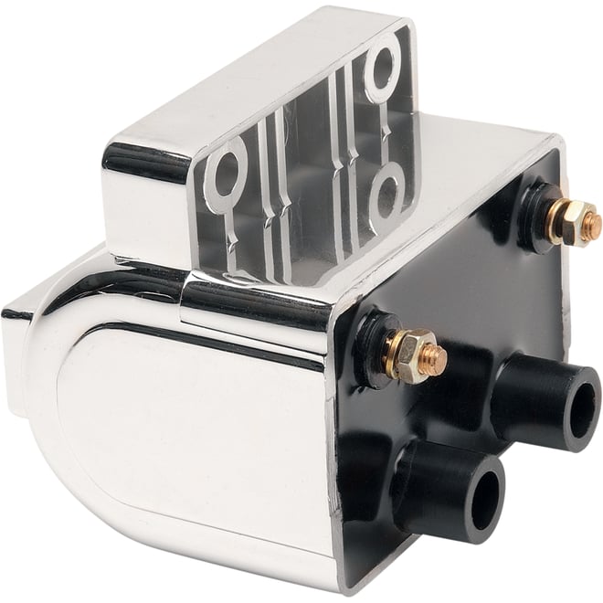 Drag specialties Dual-Fire Ignition Coil - Harley Davidson - Chrome