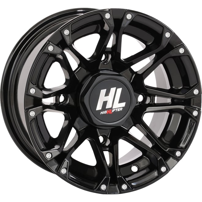 High lifter Wheel - HL3 - Front/Rear - Gloss Black - 12x7 - 4/156 - 4+3 (+10 mm)