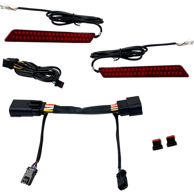 Custom dynamics LED Latch Lights - Saddlebag - Red Lens Custom dynamics LED Latch Lights - Saddlebag - Red Lens