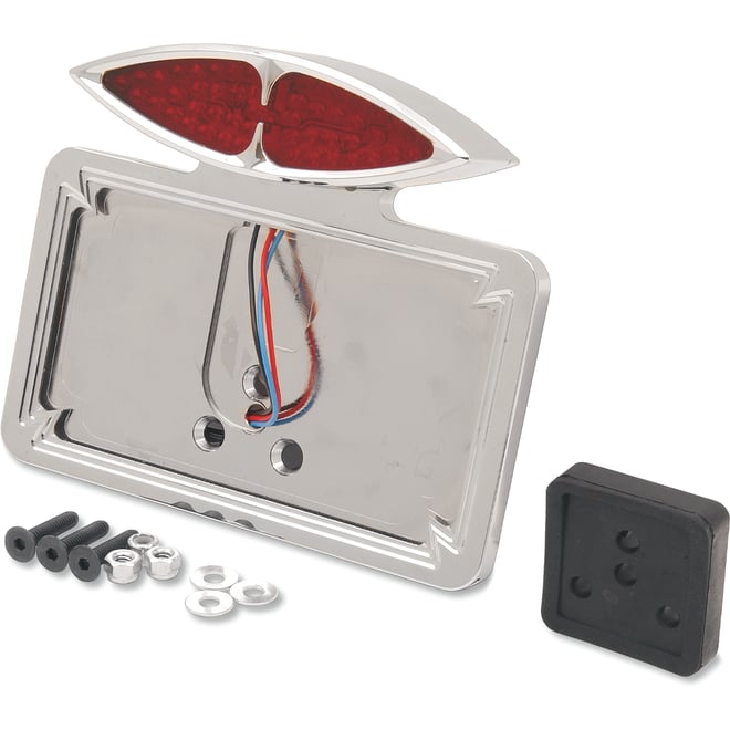 Drag specialties Taillight/License Plate Mount - Cateye