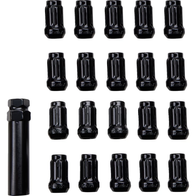 Itp Lug Nut - Black - 12 mm