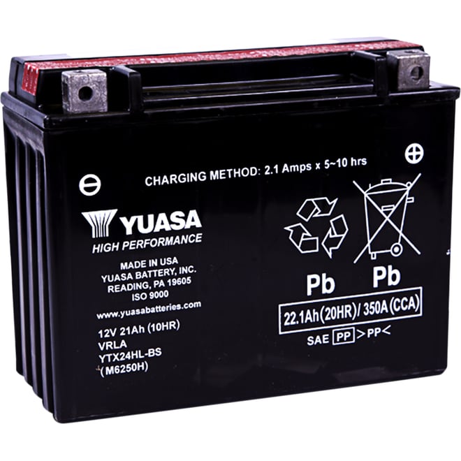 Yuasa AGM Battery - YTX24HL-BS 1.08 LTR Yuasa AGM Battery - YTX24HL-BS 1.08 LTR