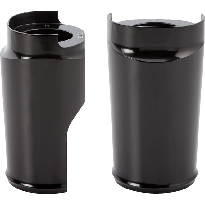 Arlen ness Fat Tire Fork Boot Cover - Black Anodized