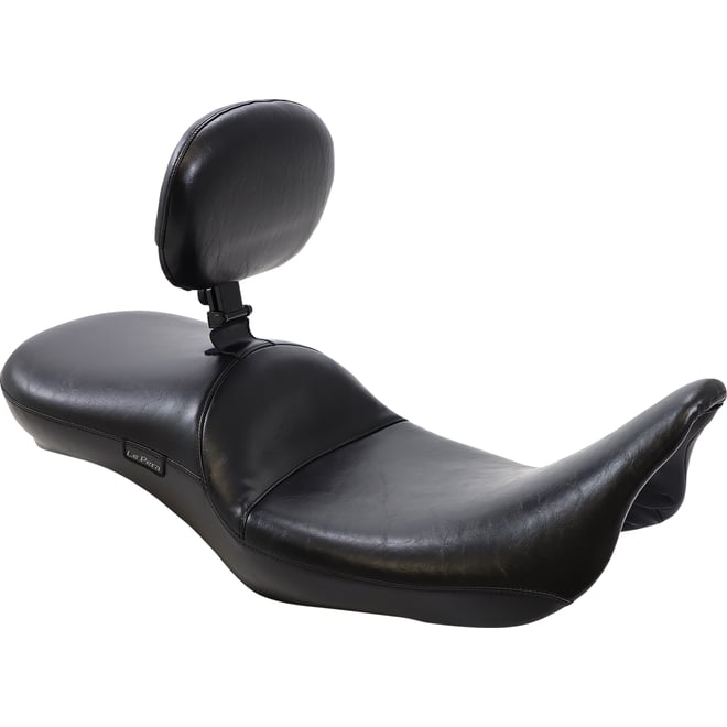 Le pera Maverick Daddy Long Legs Seat - With Backrest - Black - Smooth - FL '08-'23