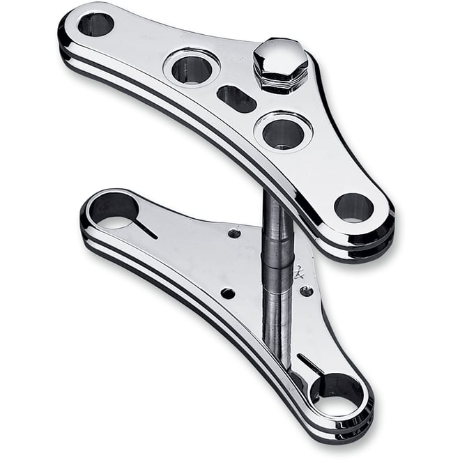 Accutronix Triple Tree - 41 mm - Chrome - Raked 0° - Elite Radius Groove
