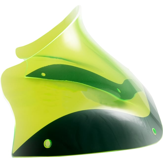 Klock werks Kolor Flare™ Windshield - 8" - Green Ice - FLTR