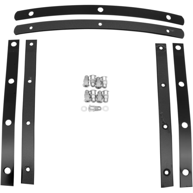 Memphis shades Slim Windshield Hardware Straps - Black Memphis shades Slim Windshield Hardware Straps - Black