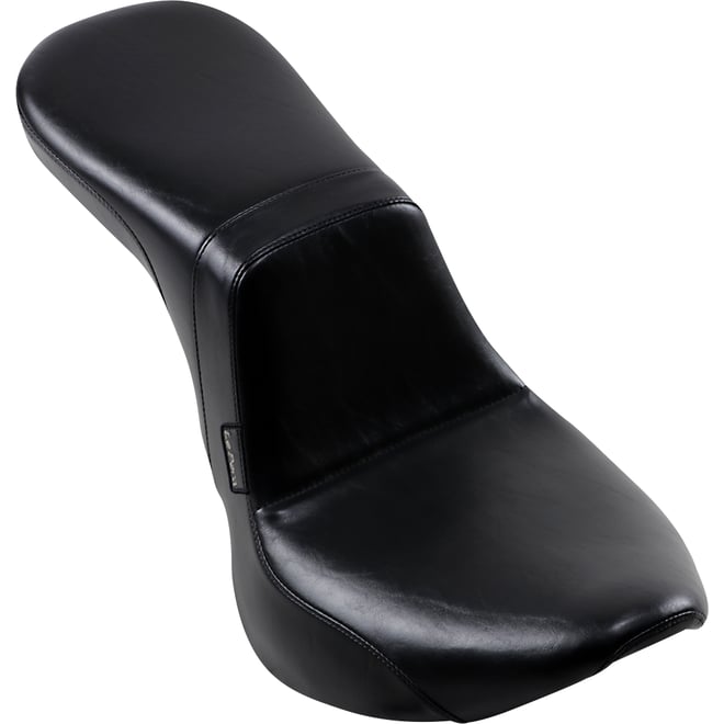 Le pera Daytona 2-Up Seat - Without Backrest - Smooth - Black - Softail '18-'23