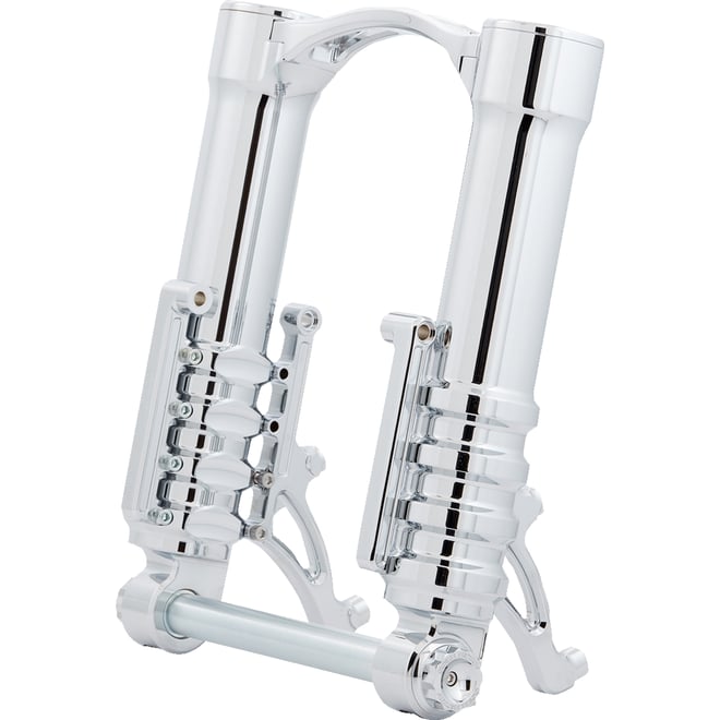 Arlen ness Fork Legs - 49 mm - Chrome - For Custom Radial Mount Brake Caliper