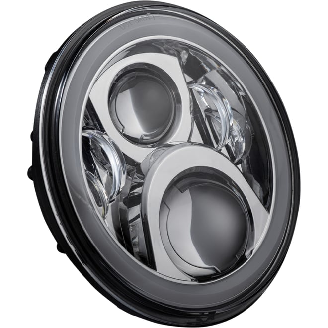 Custom dynamics Headlamp - 7" - LED - Chrome Custom dynamics Headlamp - 7" - LED - Chrome