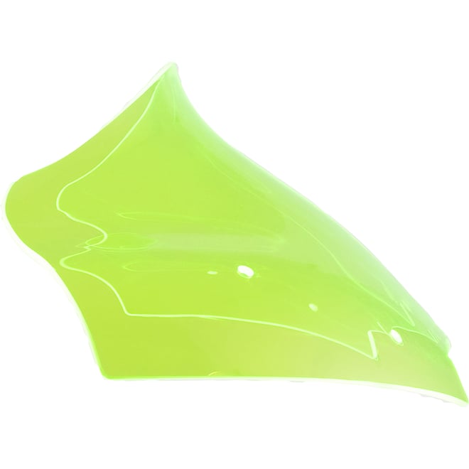 Klock werks Kolor Flare™ Windshield - 10" - Green Ice - FLTR