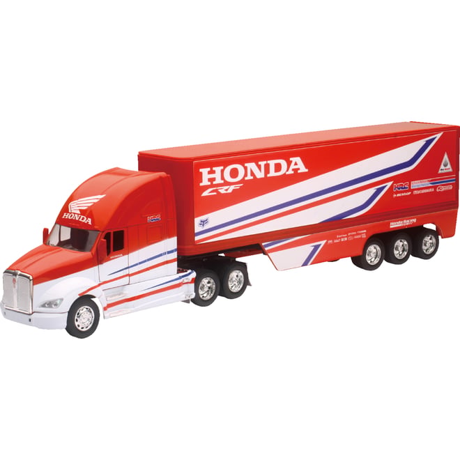 New ray toys Kenworth HRC Honda Race Team Truck - 1:32 Scale - Red/White