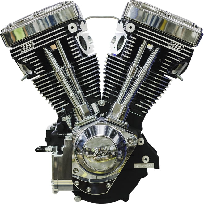 S&s cycle V124 Series Long Block Engine without Induction/Ignition