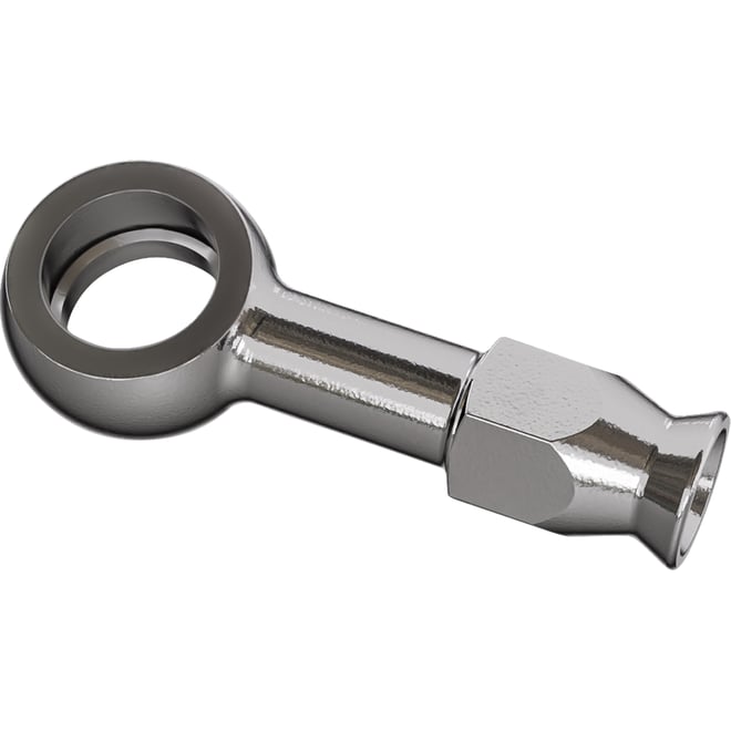 Goodridge Banjo Adaptor - 3/8" - Straight - Long Goodridge Banjo Adaptor - 3/8" - Straight - Long