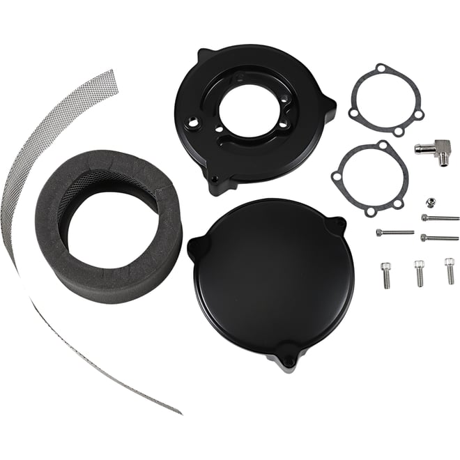 Drag specialties High Performance 6" Dragtron™ II Air Cleaner Kit - Black
