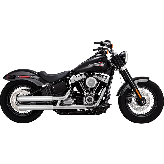 Vance & hines 3" Twin Slash Slip-On Muffler - Chrome