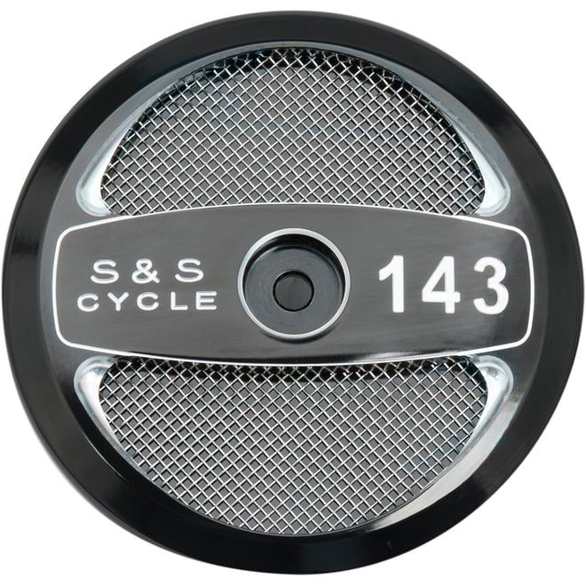 S&s cycle Stealth Air Cleaner Cover - Black - 143"