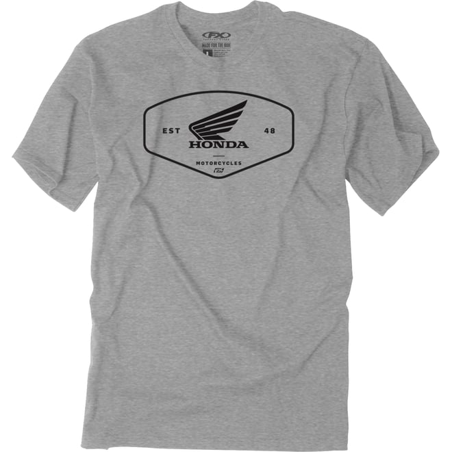 Factory Effex Honda Origin T Shirt Heather Gray Factory Effex Honda Origin T Shirt Heather Gray