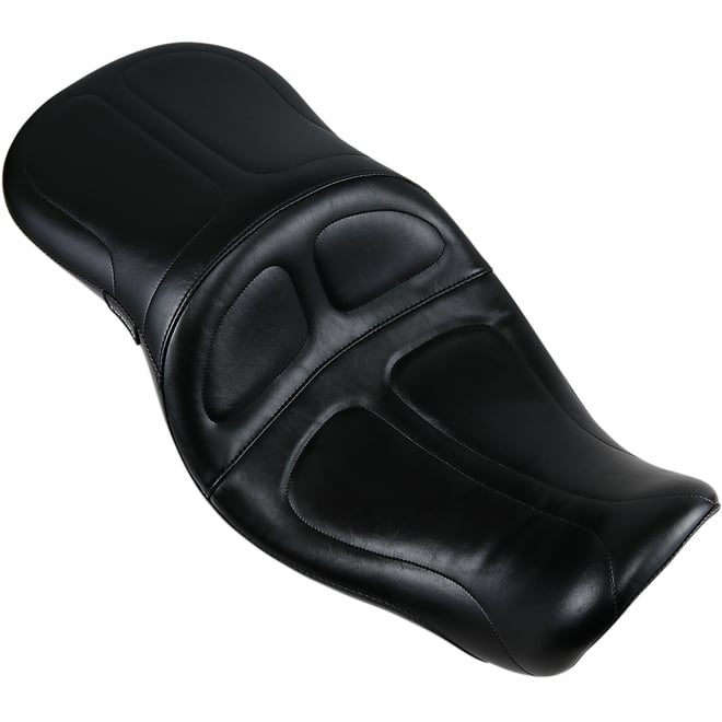 Le pera Maverick Seat - Without Backrest - Stitched - Black - FLD/FXD '06-'17 Le pera Maverick Seat - Without Backrest - Stitched - Black - FLD/FXD '06-'17